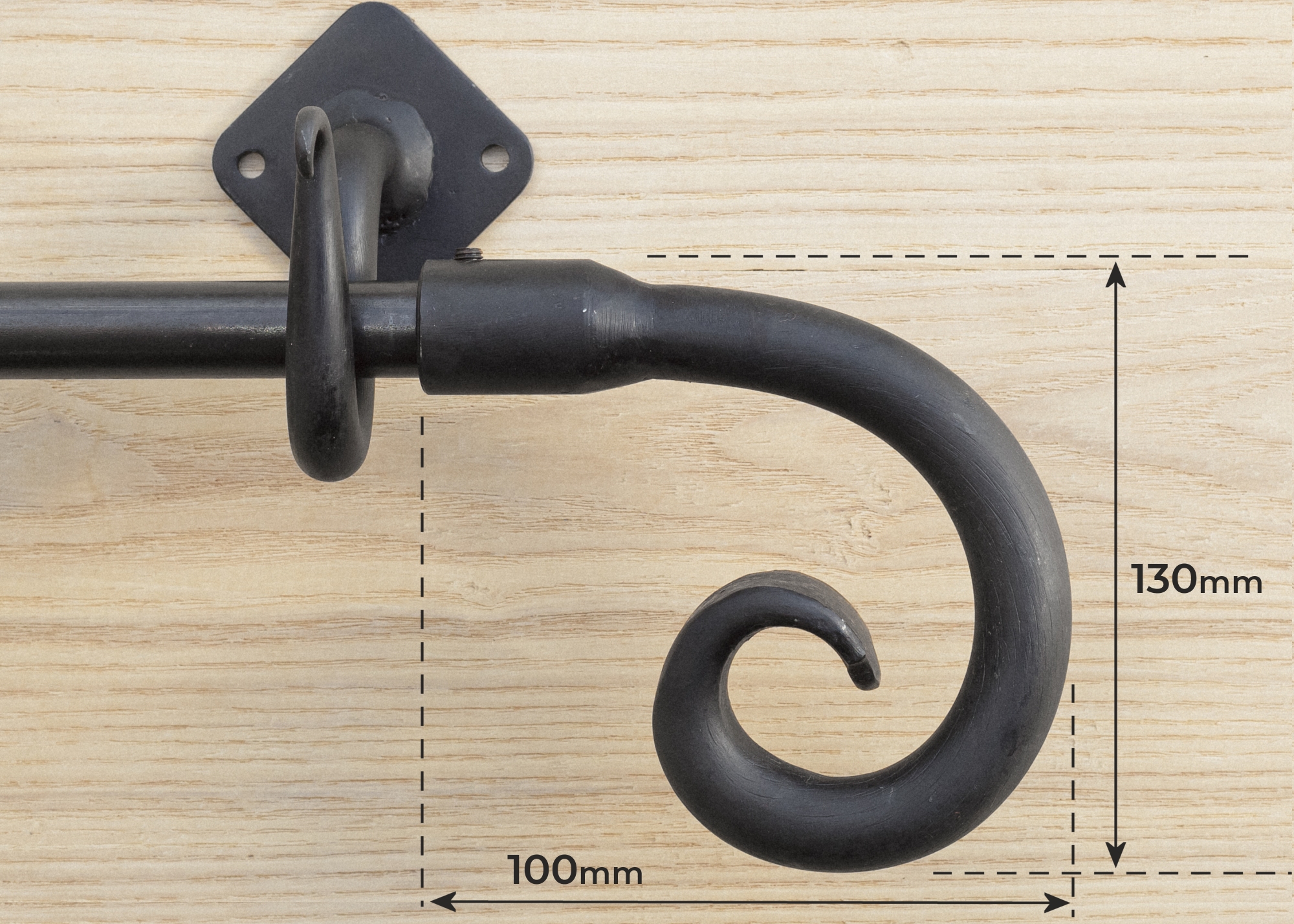 Curl Finial 16mm - Image 2