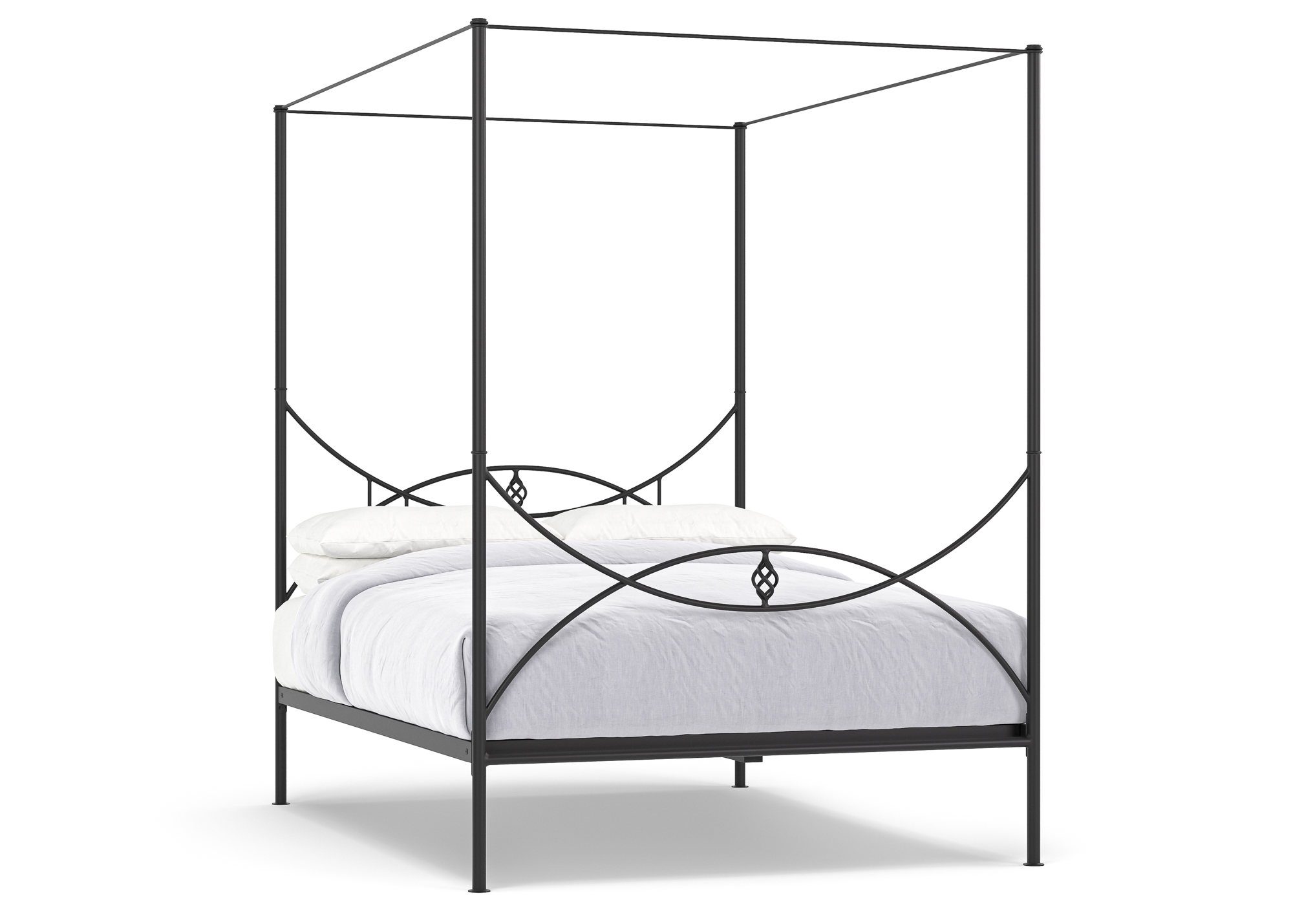 metal four poster bed frame