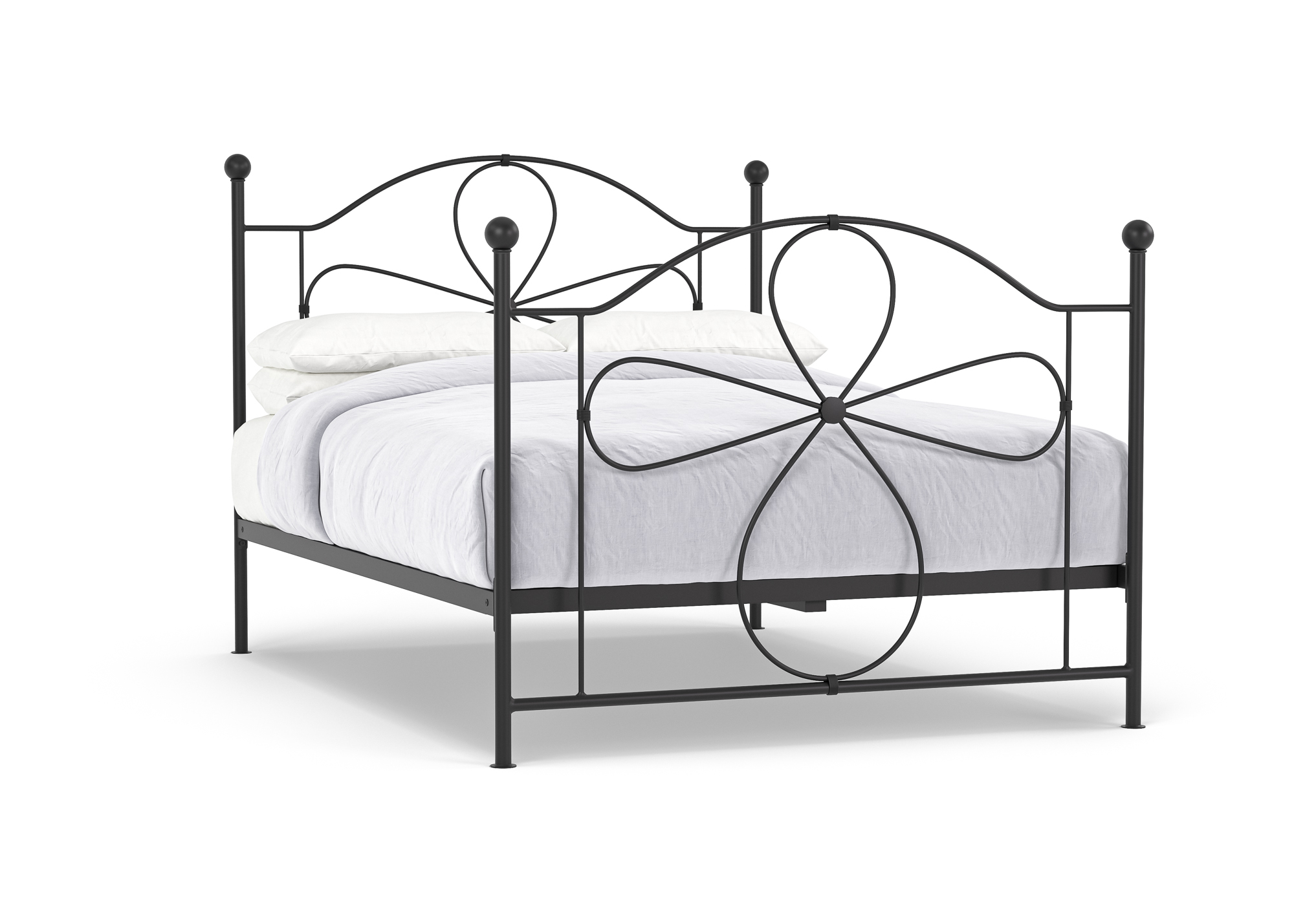 double bed frame iron