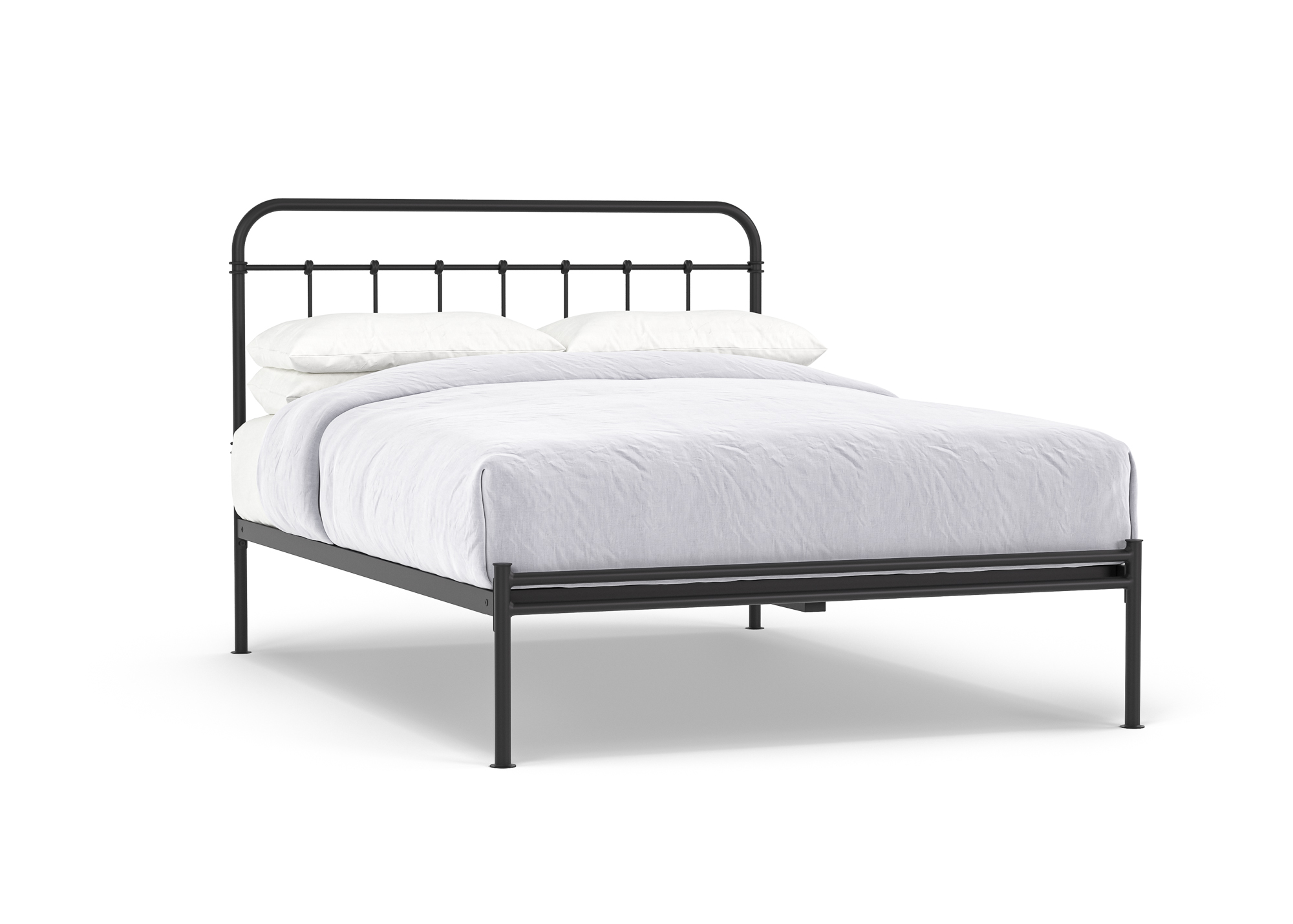king size metal bed rails