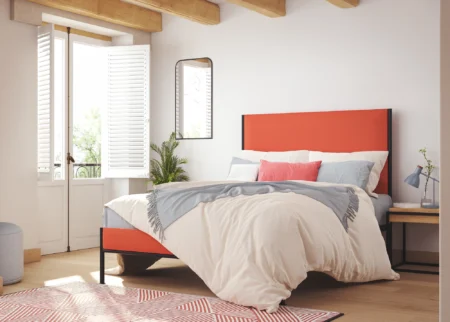 velvet fabric bed