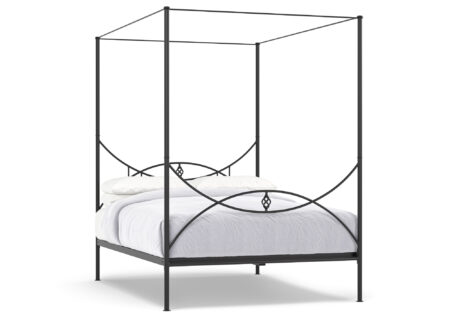 metal four poster bed frame