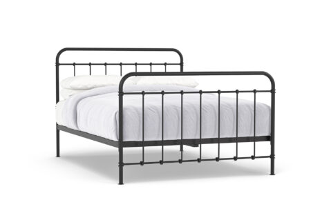 iron frame bed