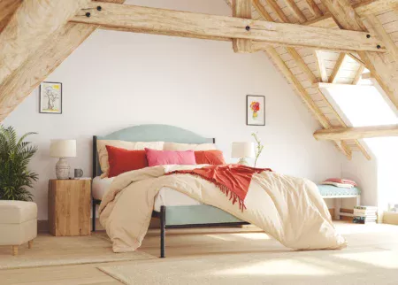 velvet bed