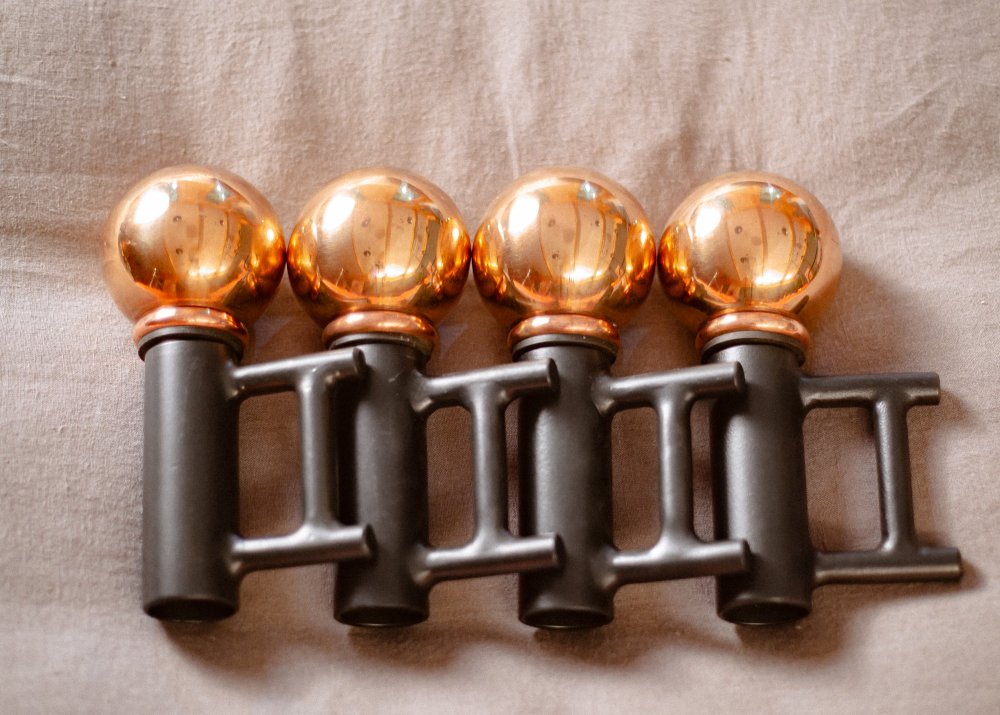 Copper Bedknobs