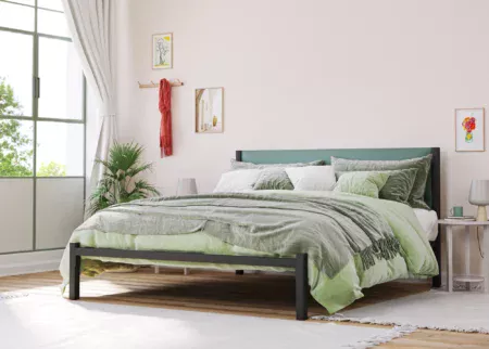 solid iron beds