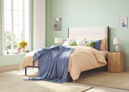 crushed velvet fabric bed