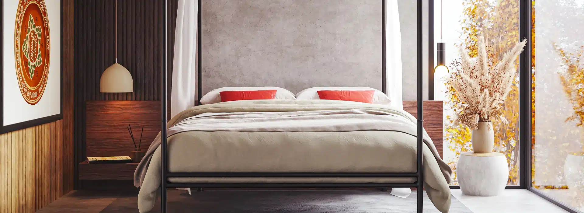 Four Poster Low End Iron